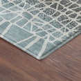thumbnail image 3 of Addison Rugs Mayfield Premium Machine Washable Transitional Botanical Teal Rectangle Rug, 10' x 14', 3 of 6