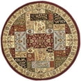 thumbnail image 3 of SAFAVIEH Lyndhurst Edith Traditional Floral Area Rug, Multi/Ivory, 6' x 6' Square, 3 of 9