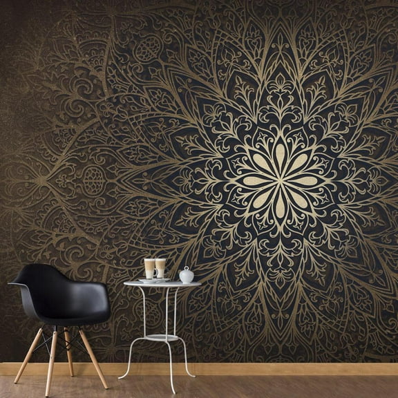 Tiptophomedecor Mandala Wallpaper Wall Mural - Mandala