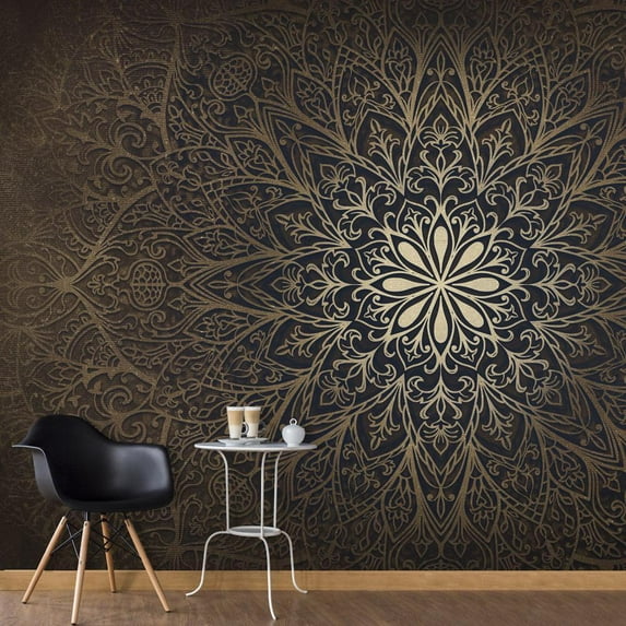 Tiptophomedecor Mandala Wallpaper Wall Mural - Mandala
