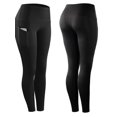 thumbnail image 2 of Magazine Womens High Elastic Leggings, High Waist Solid Stretch Compression Active Pants, Casual Yoga Jogging Tight Sportswear with Pocket, 2 of 5