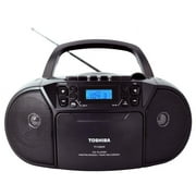 Toshiba Portable AM/FM CD Cassette Player Mega Bass Reflex Stereo Sound System