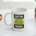 thumbnail image 4 of CafePress - OSHA Trouble Mug - 11 oz Ceramic Mug - Novelty Coffee Tea Cup, 4 of 6