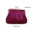 thumbnail image 6 of Vintage Glitter Mini Coin Purse,Portable Kiss Lock Closure Change Pouch,Double-layer Coin Wallet for Cards,Jewelry,Cash,Keys, 6 of 8