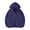 Navy #027, variant on Womens Full Zip Casual Hoodies Double Side Zipper Sweatshirts Hooded Jackets with Pocket Fall Winter Hoodie S
