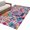 Mist Blue Beige Peach Pink, variant on 2.7'x5' Area Rugs, Colorful Abstract Indoor Outdoor Area Rug for Living Room Bedroom, Modern Contemporary Oil Painted Washable Bathroom Rugs Kitchen Floor Carpet Mats Home Decor Aesthetic