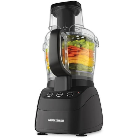 Black & Decker FP2500B PowerPro Wide-Mouth 10-Cup Food Processor, Black Home Supply Maintenance Store, New - Retail By Visit the BLACKDECKER Store