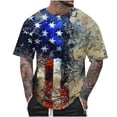 thumbnail image 1 of T-shirt for Men, Fast-Drying Polyester Sportswear with Curved Crew Neck, Breathable Lightweight Design for Gym Running Cycling Basketball Tennis, 1 of 5