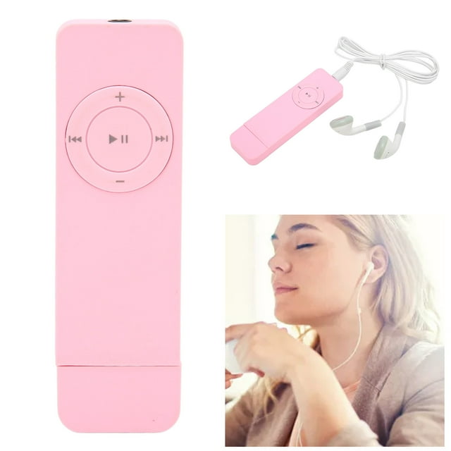 Lecteur MP3 Portable, Lecteur MP3 Compact Son Sans Perte Support Écouter des Romans, Musique, Mini Lecteur de Musique pour Étudiants Courir Voyager