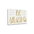 thumbnail image 1 of Tangletown Art, 29 x 17 "Be Amazing " by Cindy Shamp, Gallery Wrap Canvas Art pr, 1 of 2