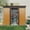 Brown, variant on Kosynda 8' x 6' Outdoor Storage Shed with Window, Metal Tool Storage House with Transparent Plate and Lockable Sliding Door for Garden, Lawn, Backyard, Outdoor (Gray)