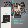 thumbnail image 4 of WIFI6E 2.4G 5G 6G Triple Dual-Band Extension Cable SMA Antenna Signal Amplifier Wireless Network Card Router, 4 of 4