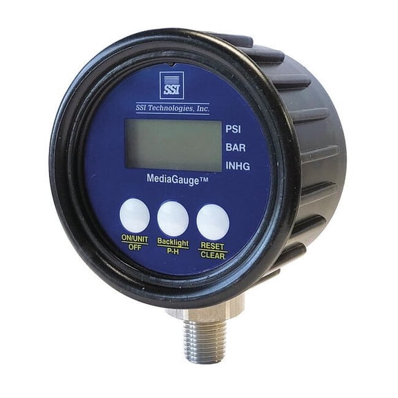 Ssi Digital Vacuum Gauge,4 Display Digits MG1-30/0-A-9V-R