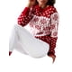 thumbnail image 3 of Suéter de mujer Navidad Copo de nieve Invierno niña Tops Manga larga Cuello redondo Jersey femenino, Rojo, L Inevent AP003997-08, 3 of 7