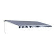 thumbnail image 2 of ALEKO 13'x10' Retractable Awning Fabric Replacement, Blue and White Striped Color, 2 of 3