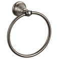 thumbnail image 2 of Ultra Faucets Ufa41033 Brushed Nickel Traditional Towel Ring, 2 of 2