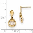 thumbnail image 2 of 14k 3-4mm White Freshwater Cultured Pearl Post Dangle Earrings XF670E, 2 of 2