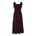 thumbnail image 5 of DailyTrove Women's Asymmetric Hem Maxi Dress-Sleeveless-Fit & Flare-Rayon-for Beach Vacation/Summer Party-Flowy Asymmetric, 5 of 6