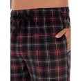 thumbnail image 2 of George Men's Fleece Plaid Sleep Pants, 2 of 6