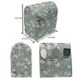 thumbnail image 5 of Oriental Green Lounger Chair Bag, Abstract Romantic Blooming Tree Branches Flying Petals Art, High Capacity Storage with Handle Container, Lounger Size, White Pale Teal Paprika, by Ambesonne, 5 of 5