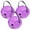 Purple, variant on 3pcs Pumpkin Buckets Halloween Candy Holders Handheld Plastic Candy Container