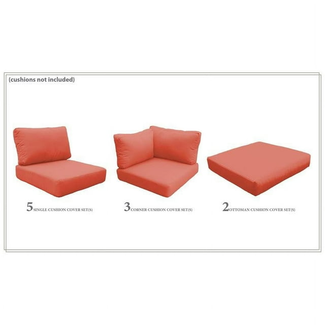 TK Classics Set de Couverture en Mandarine pour BARBADOS-14a