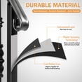 thumbnail image 5 of IVV Step Handrail Fit for 4 or 5 Steps, Galvanized Iron Handrail for Outdoor Steps, Matte Black Stair Railings with Installation Kit, 5 of 9