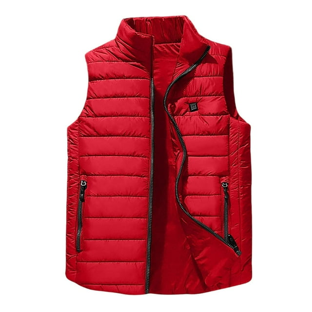 Birdeem Children's Winter Jacket, Solid Color, Intelligent Constant Temperature, Hooded, Sleeveless, Casual, Keep Warm