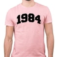 thumbnail image 2 of 1984 College Style Shirt Unisex Large Pink, 2 of 5