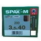 thumbnail image 3 of Tornillos Spax-m 3.5 X 40 Caja de 200 Tornillos Para Mdf, 3 of 3