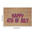 thumbnail image 3 of Mar 4th Of July Door Mat Summer Door Mats Patriotic Memorial Day Decor Fun Alphabet Doormat‘HAPPY 4TH of JULY' with Non-silp Backing Independence Day Rug Coir Floor Mat ,Welcome Mat 16''x24'', 3 of 6