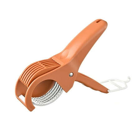 

Hrispe Salad Cutter Chopper Portable Manual Banana Slicer Creative Fruit Vegetable Slicer Home Kitchen Gadgets Chopping Tool