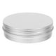 thumbnail image 1 of EeaseMX Caja de muestras de aluminio de 100 ml con rosca Botellas de viaje Envase cosmético Tarro de crema vacío Tarro con tapa para pomada de maquillaje, 1 of 7