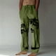 thumbnail image 1 of Pantalones largos para hombre, moda, estampados, casuales, cintura elástica con bolsillo, pantalones deportivos, pantalones de poliéster para hombre., 1 of 4