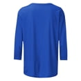 thumbnail image 4 of MEICHEN 250 Anniversary USA Shirts for Women American USA Print 250th Birthday T Shirts 1776-2026 3/4 Sleeve July 4th Tops, 4 of 5