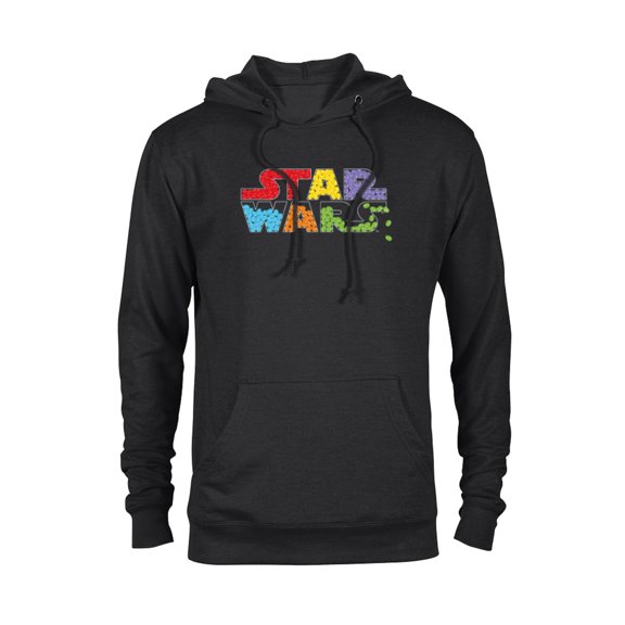 Star Wars Treats Movie Logo Full of Jelly Beans - Pullover Hoodie for Adults - Customized-Black