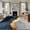 Multi, variant on 6'x9' Area Rugs, Navy Blue Geometric Indoor Outdoor Area Rug for Living Room Bedroom, Modern Abstract Luxury Golden Washable Bathroom Rugs Kitchen Floor Carpet Mats Home Decor Aesthetic