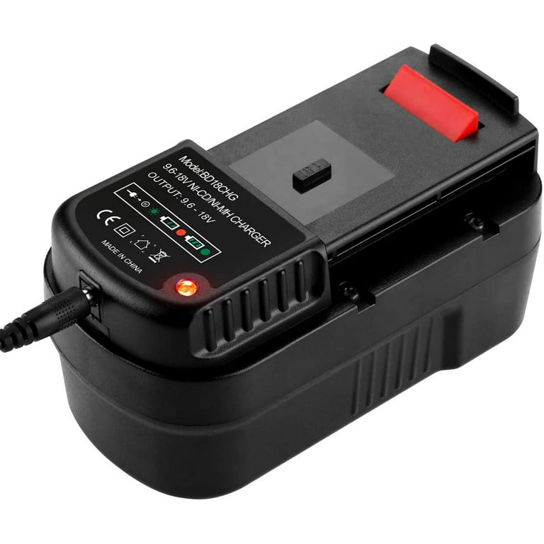 9.6V-18V 1.5ah Replacement Battery Charger for Black & Decker Ni