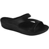 Telic Energy Flip Flop - Comfort Sandals for Men and Women - XL - W12/11M - Midnight Black