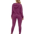 thumbnail image 5 of Aofany Hoodie Tracksuit for Women Casual Sweatsuit 2Pcs Jogger Set Activewear Outfits with Pockets, 5 of 8