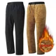 thumbnail image 2 of Pantalones de cachemira de invierno para hombre, pantalones deportivos de marca clásica, pantalones gruesos y súper cálidos, pantalones de cachemira para hombre, pantalones largos de polar para exteri, 2 of 5