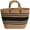 Khaki/Black, variant on Straw Bag for Women Retro Beach Bag Tote Bag Woven Rope Imitation Bamboo Top Handle Bags for Tavel Summer Vacation 2023