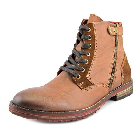 - Testosterone Shoes Ball of Fire Round Toe Leather Boot