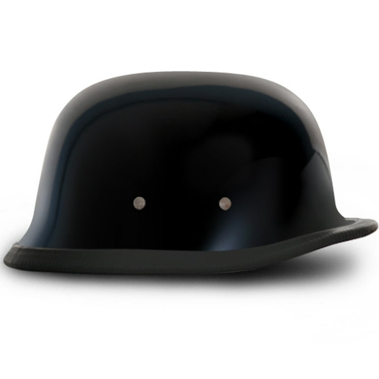 Daytona Helmets Novelty German Motorcycle Helmet, XL, Glossy Black