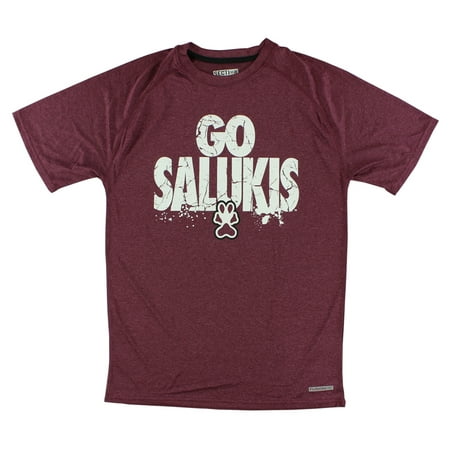 Section 101 Mens Southern Illinois Salukis Cracked T Shirt Heather (Best Clothes After C Section)