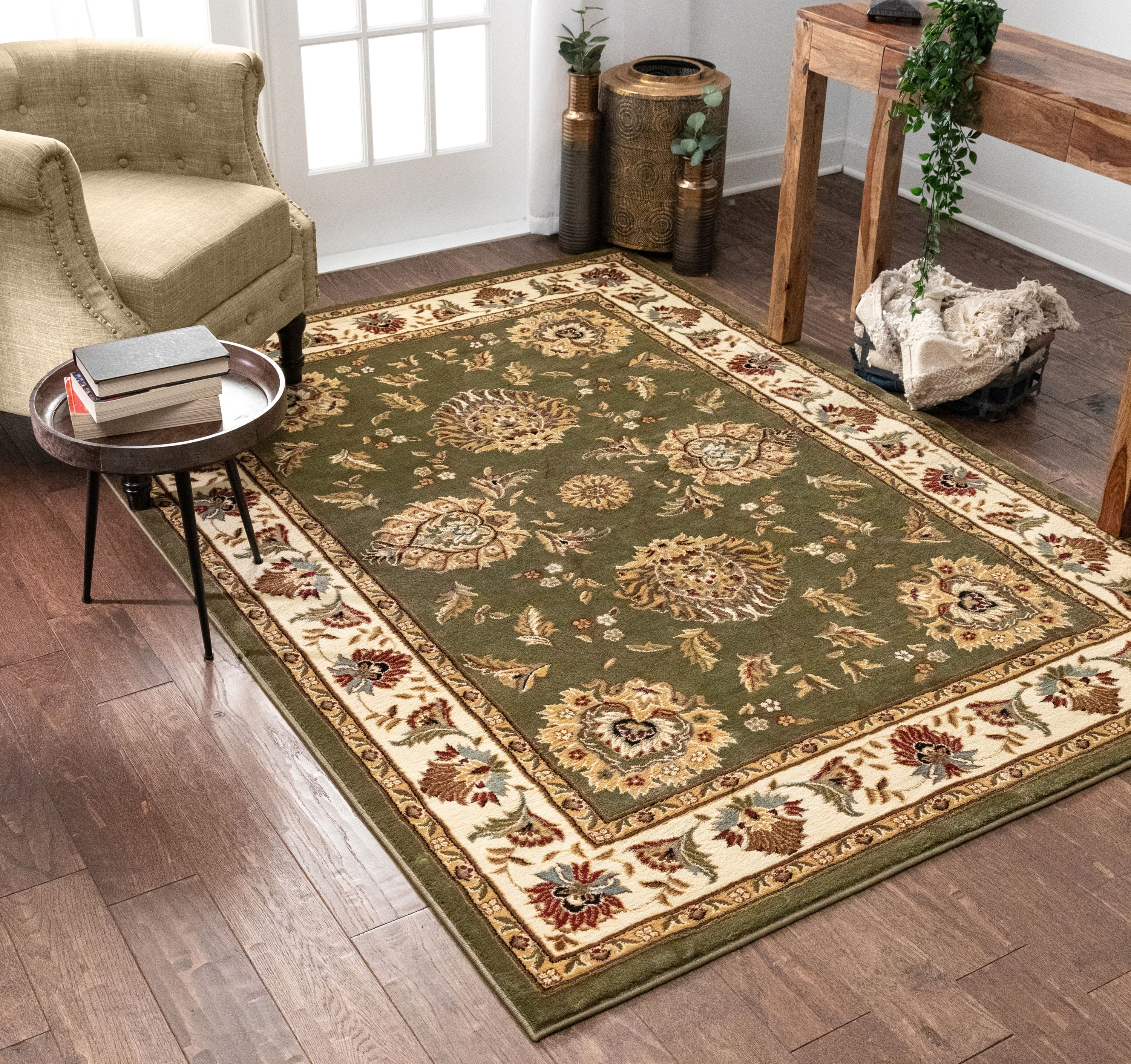 Well Woven Timeless Abbasi Black Traditional Area Rug 5'3 X 7'3 Well Woven Timeless Abbasi Black Traditional Area Rug 5'3 X 7'3