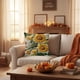 thumbnail image 4 of Otoño Almohada Cubiertas de Acción de Gracias Almohada 17.7x17.7 Pulgadas Otoño Calabaza Patrón Almohada Decorativa Abajo Tela Material Oculto Cremallera Decoración Del Hogar Otoño Decoración Del Hoga, 4 of 6