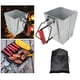 thumbnail image 4 of Arrancador de chimenea de carbón con mango de seguridad - Kit de iluminación para barbacoa de inicio rápido Barbacoa para asar a la parrilla para Macarena arrancador de chimenea de carbón, 4 of 8