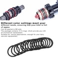 thumbnail image 4 of 15 Pcs Rings Flywheel Hub Washer Spacer, Aluminum Alloy Road Bike Bottom Bracket Gasket, 4 of 7