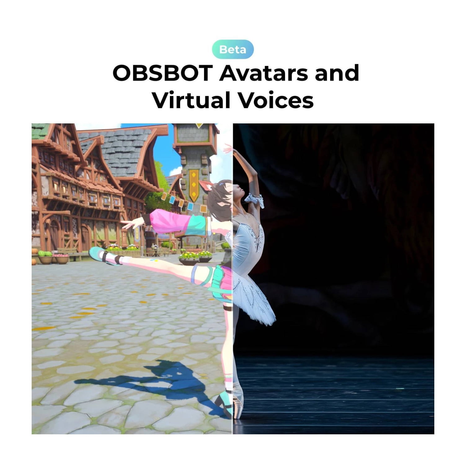 OBSBOT Tiny 3 Lite AI-Powered Spatial Audio 4K PTZ Lite Webcam with Gesture & Voice Control, Stream Deck and Switch 2 Compatible